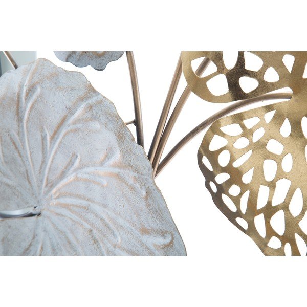 Ory -B- levél motívumos fali fémdekoráció, 100 x 80 cm - Mauro Ferretti-image-4