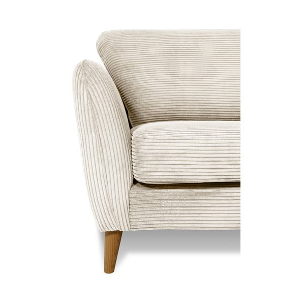 Fehér kordbársony kanapé 170 cm Paris – Scandic-image-4