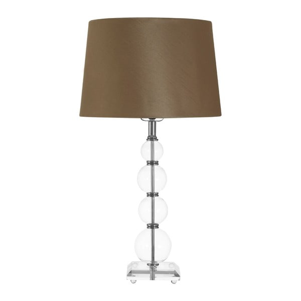Pearl asztali lámpa selyem lámpaernyővel - Premier Housewares