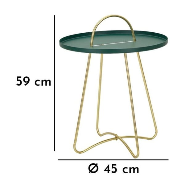 Fém kerek tárolóasztal ø 45 cm Grent – Mauro Ferretti-image-4