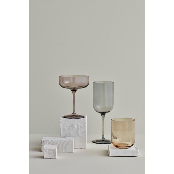 Mira 4 db szürke fehérboros pohár, 280 ml - Blomus-image-1