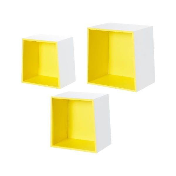 Design fali polc, 3 db - Furniteam-image-2