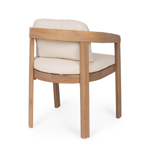 Natúr színű tömörfa kerti szék Pablo – Bizzotto-image-4