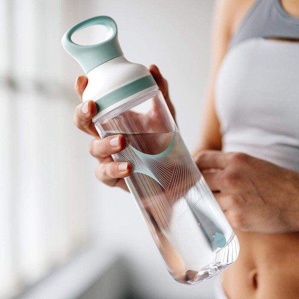Kék-fehér vizespalack 800 ml Flow Wave - Equa-image-1