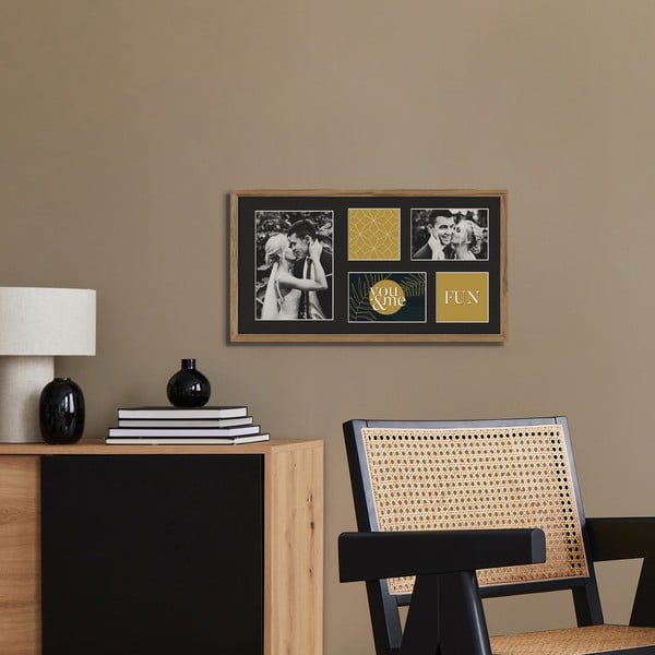 Képkeret 29x53 cm Kyoto Black – Styler-image-1