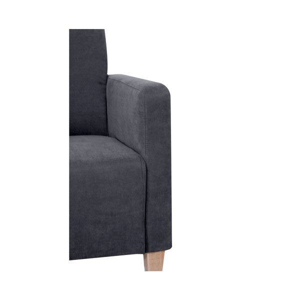 Milla Velor antracit szürke fotel - Max Winzer-image-4