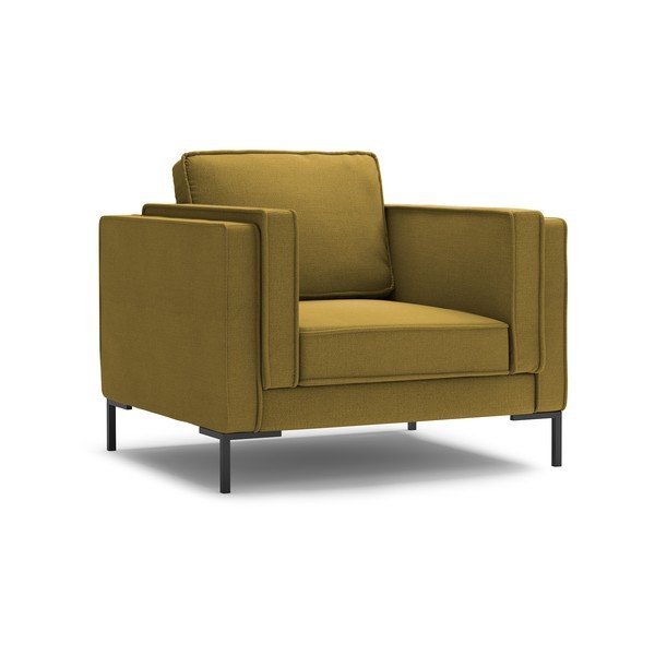 Attilio sárga fotel - Milo Casa-image-1