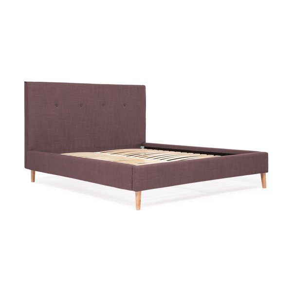 Kent Linen lila ágy, 200 x 140 cm - Vivonita-image-1