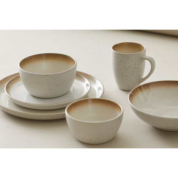 Bézs kőedény tányér ø 27 cm Gastro Cream – Bitz-image-1