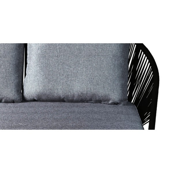 North fekete háromszemélyes kerti kanapé - Bonami Selection-image-4