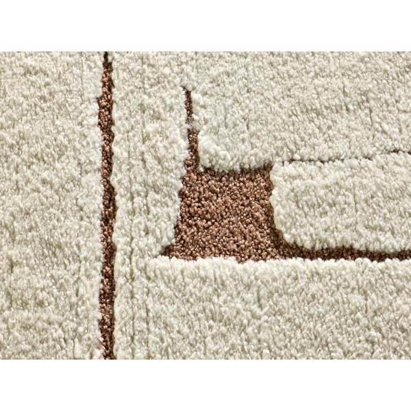 Krémszínű szőnyeg 120x170 cm Candela – Universal-image-2