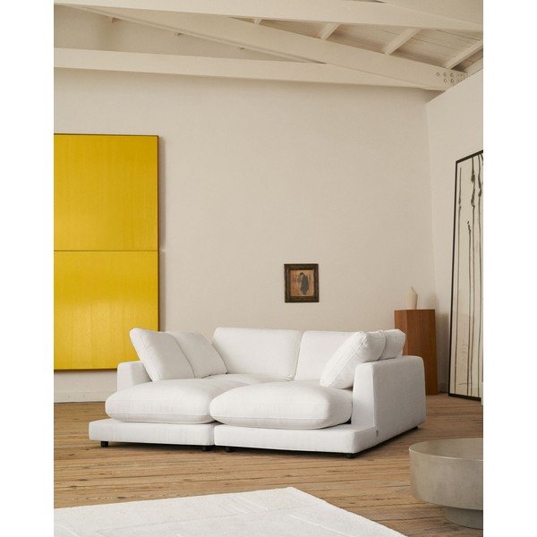 Fehér kanapé 210 cm Gala – Kave Home-image-3