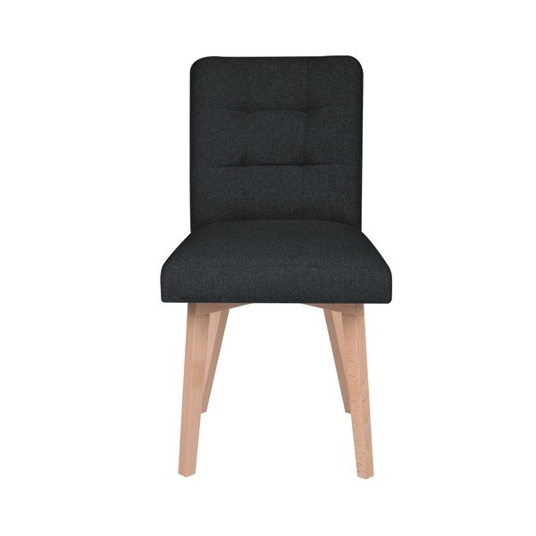 Tulip fekete étkezőszék - Mazzini Sofas