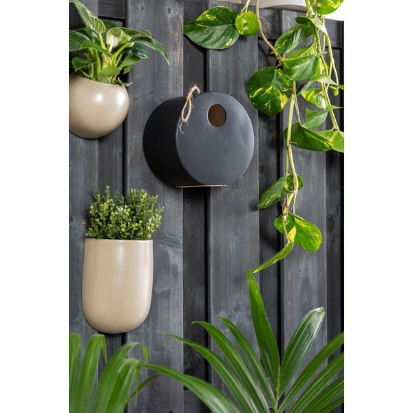 Bird fekete kerámia madárház, ø 20 cm - PT LIVING-image-1