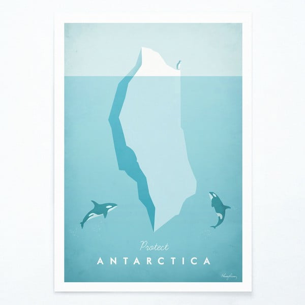 Antarctica poszter, A3 - Travelposter