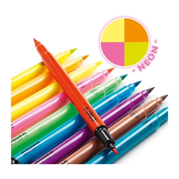 10 db neon jelőlőceruza - Djeco-image-1