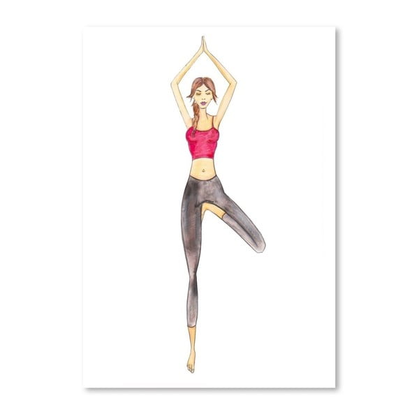 Yoga plakát, 42 x 30 cm - Americanflat