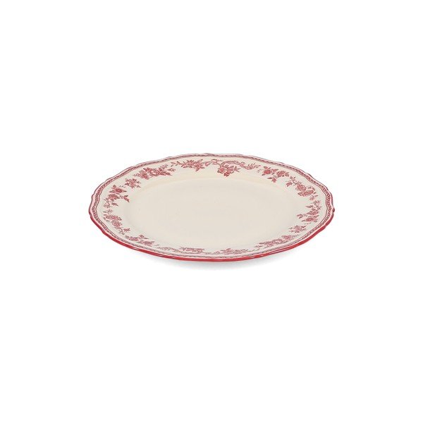 Borvörös-elefántcsont színű desszertes porcelán tányér ø 21,5 cm Cyril – S|P Collection-image-2