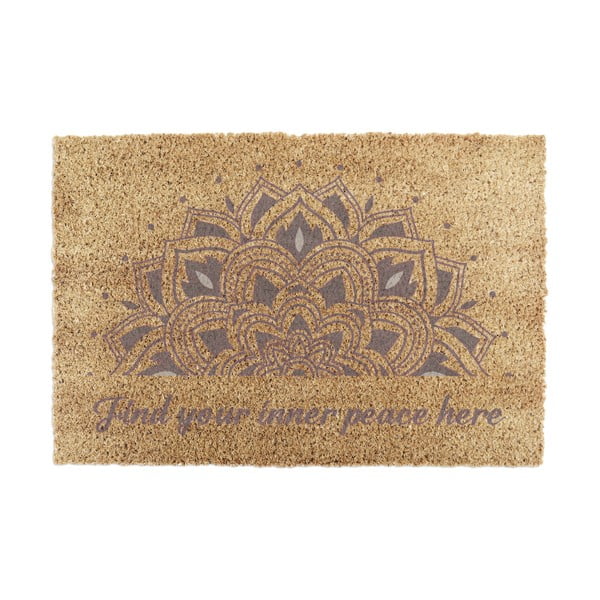 Kókuszrost lábtörlő 60x90 cm Find Your Inner Peace – Artsy Doormats