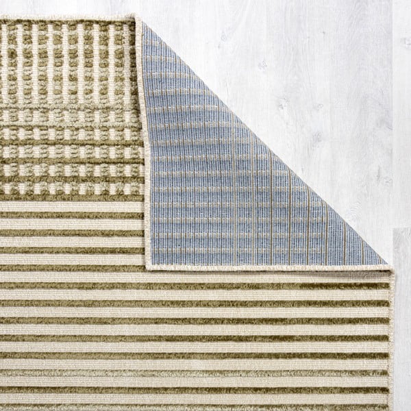 Zöld mosható zsenília szőnyeg 200x320 cm Elton – Flair Rugs-image-2