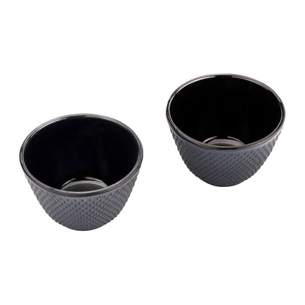 Xilin 2 db kék öntöttvas teásbögre, ⌀ 7,8 cm - Bredemeijer-image-1