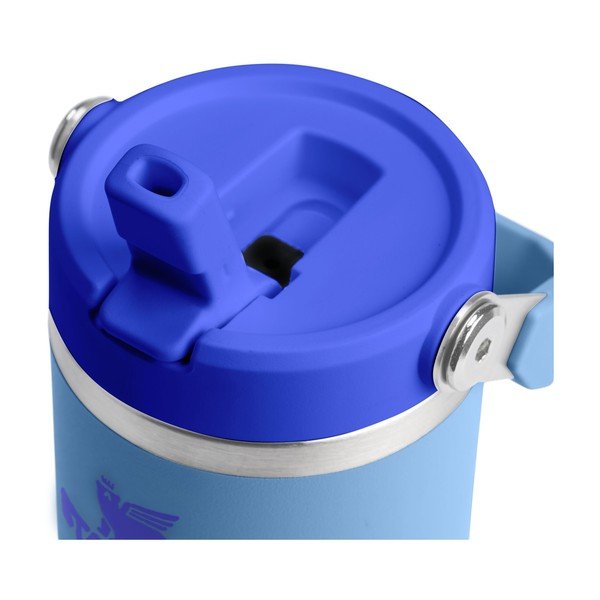 Kék rozsdamentes acél termosz 410 ml IceFlow™ Flip Straw 2.0 Tumbler Blue Sky – Stanley-image-2