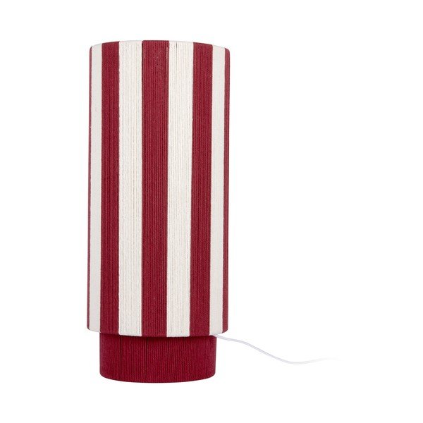 Piros-fehér kötél asztali lámpa (magasság 58 cm) Vienna Stripes – Leitmotiv
