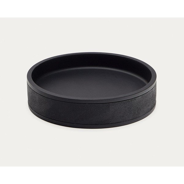 Fekete poligyanta szappantartó Sisel – Kave Home-image-2