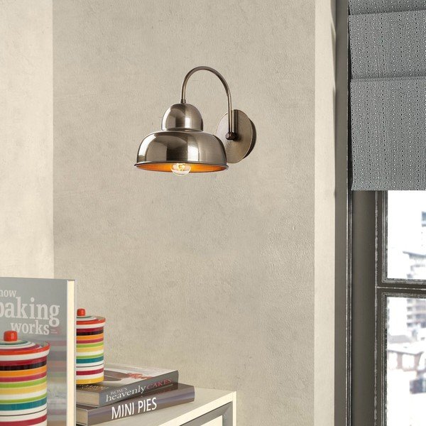 Sárgaréz színű fali lámpa ø 20 cm Multan – Opviq lights-image-1