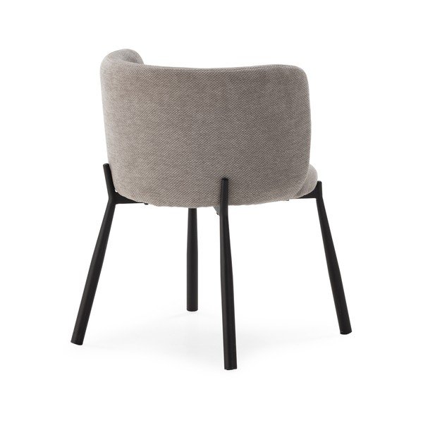 Szürke kárpitozott étkezőfotel szett 2 db-os Ginny – MOME-image-1