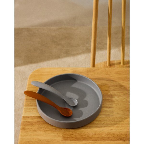 Szilikon gyerek étkészlet 2 db-os Lili – Kave Home-image-1