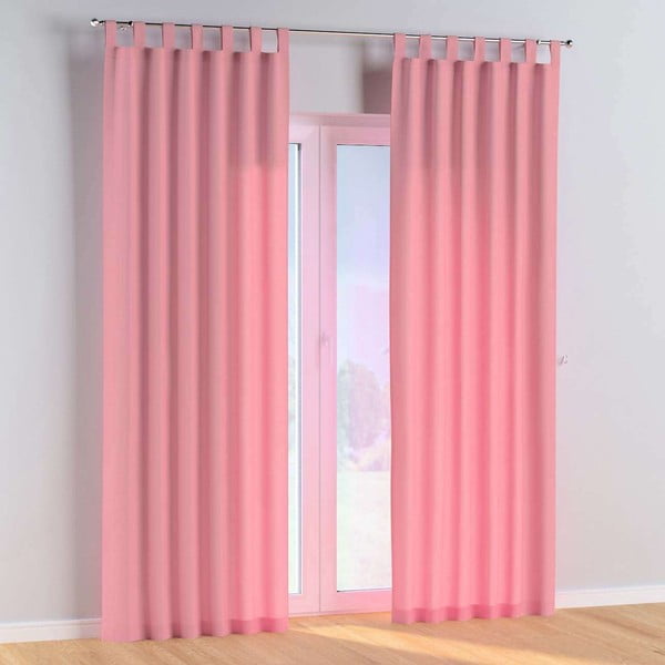 Rózsaszín függöny 260x130 cm Happiness - Yellow Tipi-image-3