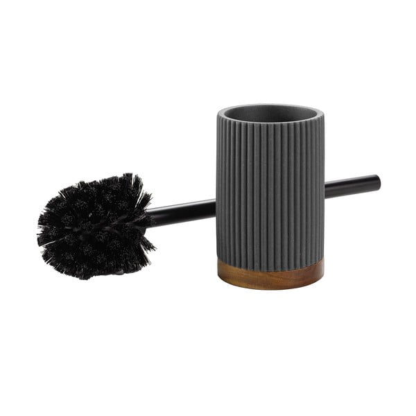 Antracitszürke poligyanta WC-kefe Niagara – douceur d'intérieur-image-3