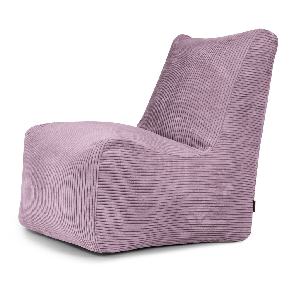 Lila kordbársony babzsákfotel Seat Lounge SLOWDOWN