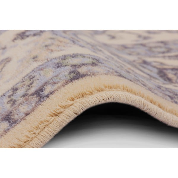 Krémszínű gyapjú szőnyeg 160x240 cm Philip – Agnella-image-2