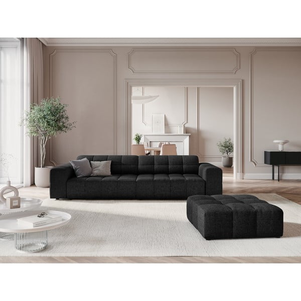 Antracitszürke kanapé 244 cm Chicago – Cosmopolitan Design-image-1