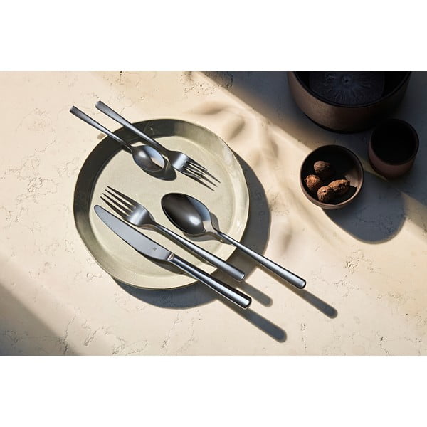 Fényes ezüstszínű rozsdamentes acél evőeszköz készlet 30 db-os Philadelphia – WMF-image-1