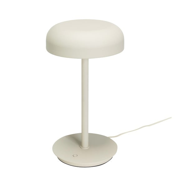 Krémszínű LED dimmelhető asztali lámpa (magasság 37 cm) Velo – Hübsch-image-4
