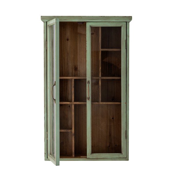 Zöld jegenyefenyő tálalószekrény 13,5x80 cm Hazem – Bloomingville-image-3