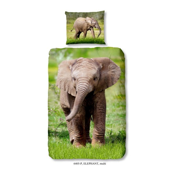 Elephant gyerek pamut ágyneműhuzat garnitúra, 140 x 200 cm - Muller Textiels