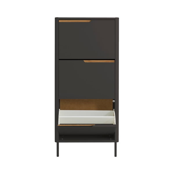 Switch antracitszürke cipősszekrény, 62 x 131 cm - Tenzo-image-3