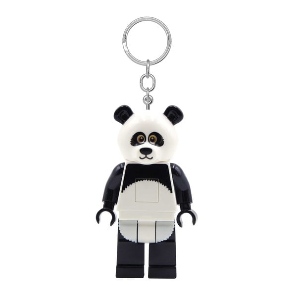 Fekete-fehér világító kulcstartó Iconic Panda – LEGO®-image-2