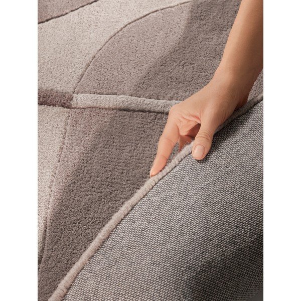 Barna-bézs gyapjú kerek szőnyeg ø 160 cm Virelle – Villeroy&Boch-image-4