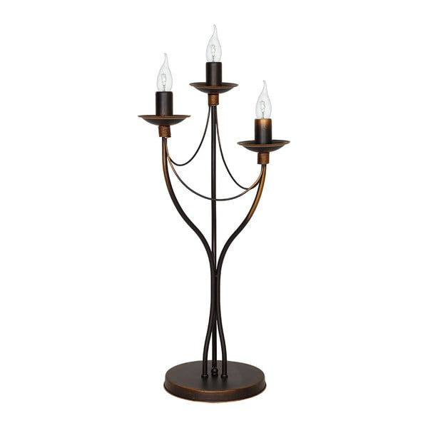 Spirit sötétbarna asztali lámpa, magassága 63 cm - Glimte