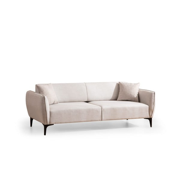Krémszínű kanapé 220 cm Belissimo – Balcab Home