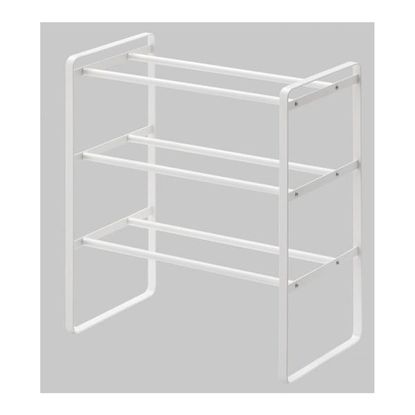 Maebashi fehér cipőtartó, 3 szintes - YAMAZAKI-image-3