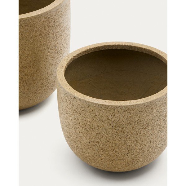 Cement kaspó szett 2 db-os ø 44 cm Selvi – Kave Home-image-3
