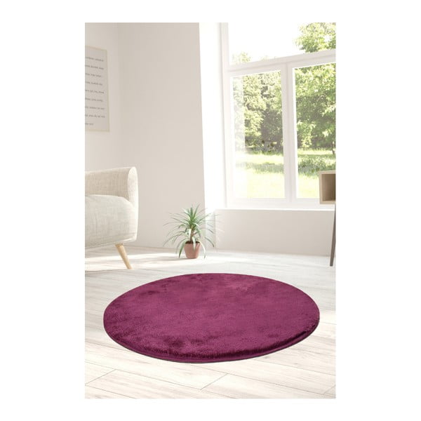 Milano lila szőnyeg, ⌀ 90 cm