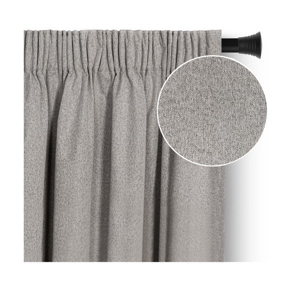 Szürkésbarna sötétítő függöny 140x250 cm Corita – Restilo