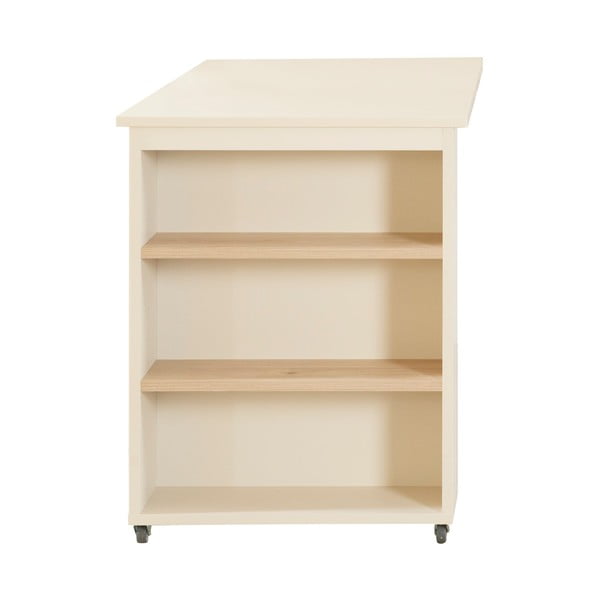 Bézs galéria gyerekágy ágyrács nélkül 90x200 cm Studio – Roba-image-4